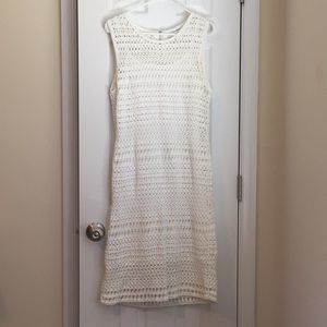 Calvin Klein midi knit cotton dress